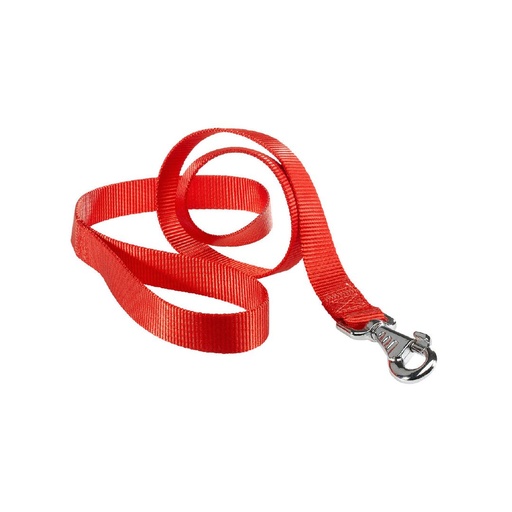 FERPLAST - CLUB G20/120 RED NYLON DOG LEAD