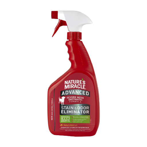 NATURES MIRACLE - ELIMINADOR DE MANCHAS Y OLORES AVANZADO, 946ml