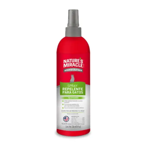 NATURES MIRACLE ADV PLAT CAT REPELLENT SPRAY 12/8 OZ