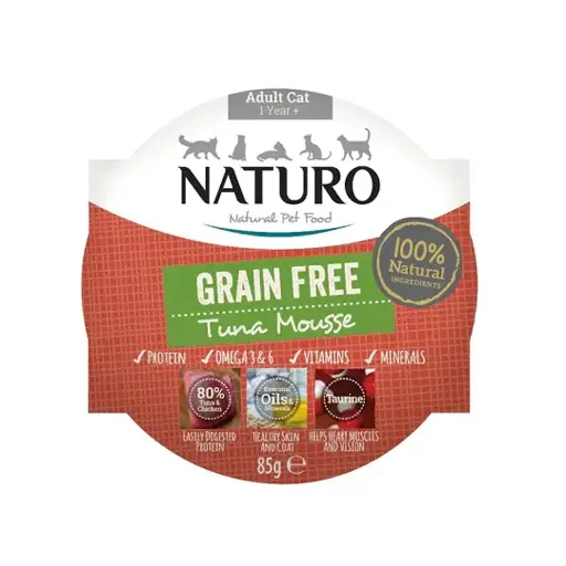 NATURO MOUSSE DE ATÚN ADULTO 85 GR