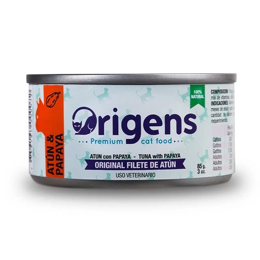 ORIGENS FILETE DE ATUN CON PAPAYA 85 GR