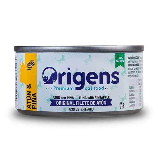 ORIGENS FILETE DE ATUN CON PIÑA 85 GR
