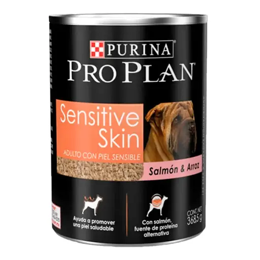 PRO PLAN ADULTO SENSITIVE SALMON Y ARROZ LATA 368 GR