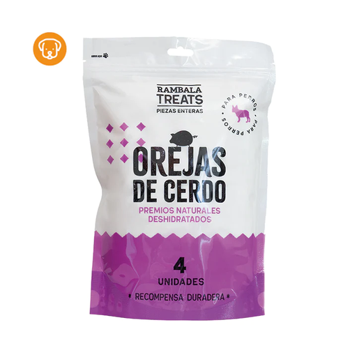 RAMBALA OREJAS DE CERDO DESHIDRATADOS 4 UNIDADES