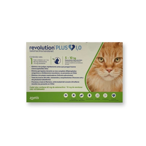 REVOLUTION PLUS 1.0 ML X 1 PIPETA VERDE