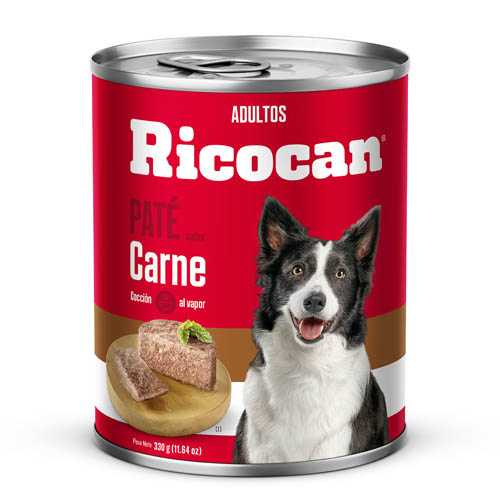 RICOCAN PATE ADULTO CARNE 330 GR