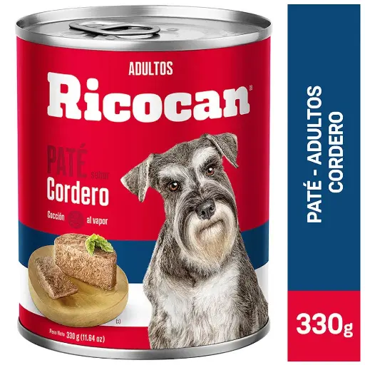 RICOCAN PATE CORDERO ADULTO 330 GR