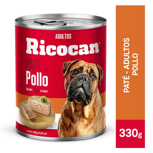 RICOCAN PATE POLLO ADULTO 330 GR