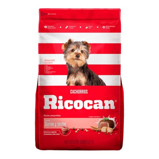RICOCAN SB CARNE Y LECHE CACHORROS RAZA PEQUEÑA 3 Kg