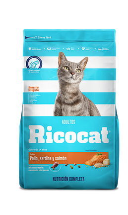 RICOCAT ADULTOS SB POLLO, SARDINA Y SALMON x 1 Kg