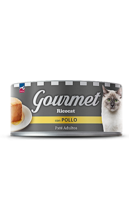 RICOCAT GOURMET ADULTO PATE CON POLLO 3 OZ
