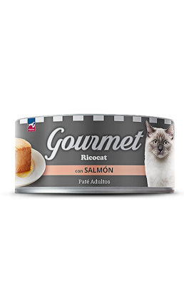 RICOCAT GOURMET ADULTO PATE CON SALMON 3 OZ