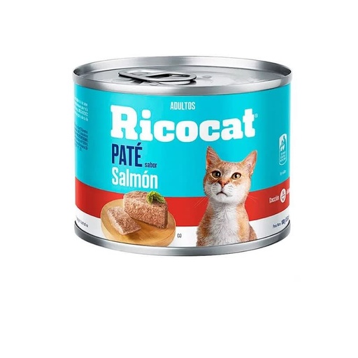 RICOCAT PATE SALMON ADULTO LATA 160 GR