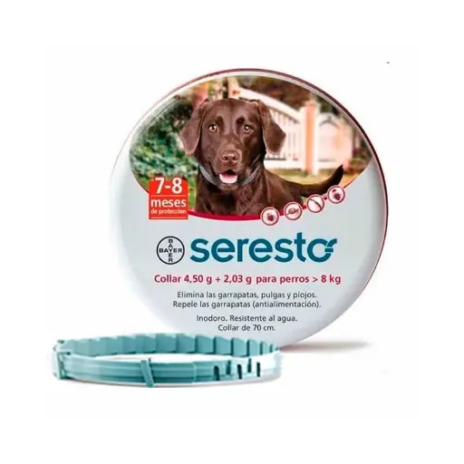 SERESTO COLLAR  PERROS GRANDES (MAS DE 8KG)