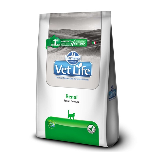 VET LIFE NATURAL FELINE RENAL 2 KG.