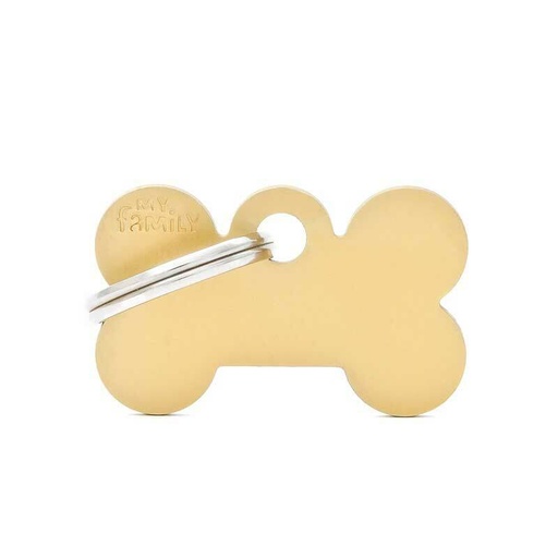 MY FAMILY - SMALL BONE GOLDEN BRASS