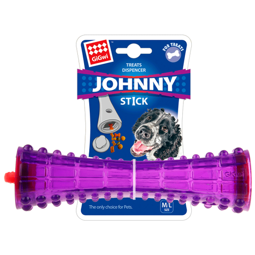GIGWI TREATS DISPENSER JOHNNY STICK