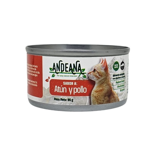 ANDEANA SABOR A ATUN Y POLLO 85GR