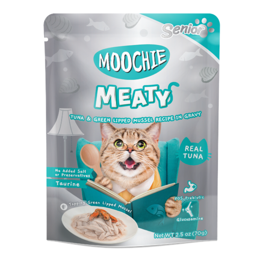 MOOCHIE CAT MEATY TUNA & GREEN LIPPED MUSSSEL  70G
