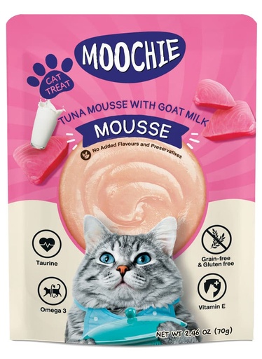 MOOCHIE CAT TUNA MOUSSE WITH GOAT MILK 70G