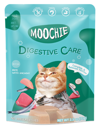 MOOCHIE CAT DIGESTIVE CARE WITH ANCHOVY 70G