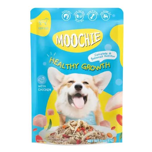 MOOCHIE DOG CRECIMIENTO SALUDABLE 85 GR
