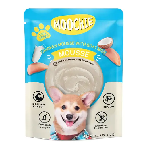 MOOCHIE DOG POLLO Y LECHE DE CABRA 70 GR