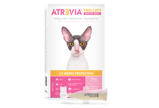 ATREVIA TRIO CATS SPOT ON SMALL (2.6-2.8KG) X CAJA