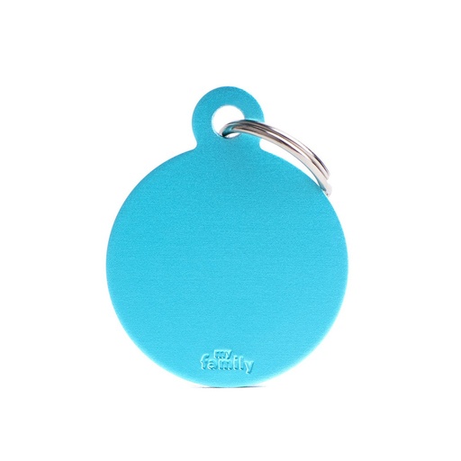 MY FAMILY BIG ROUND ALUMINUM LIGHT BLUE