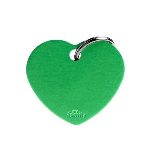 MY FAMILY - BIG HEART ALUMINUM GREEN