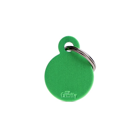 MY FAMILY - SMALL ROUND ALUMINUM GREEN