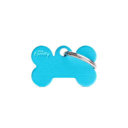 MY FAMILY - SMALL BONE ALUMINUM LIGHT BLUE