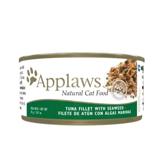 APPLAWS FILETE DE ATUN CON ALGAS MARINAS 70 GR 