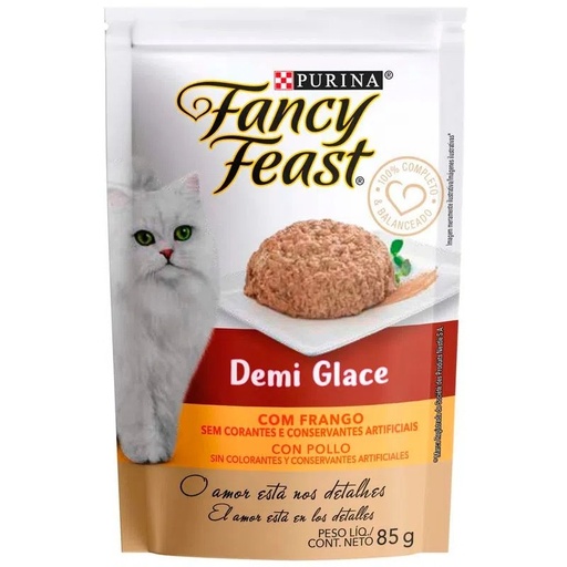 FANCY FEAST POUCH DEMI GLACE POLLO 85 GR