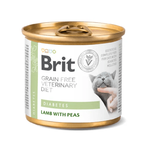 BRIT GF VET DIETS CAT CAN DIABETES 200 GR