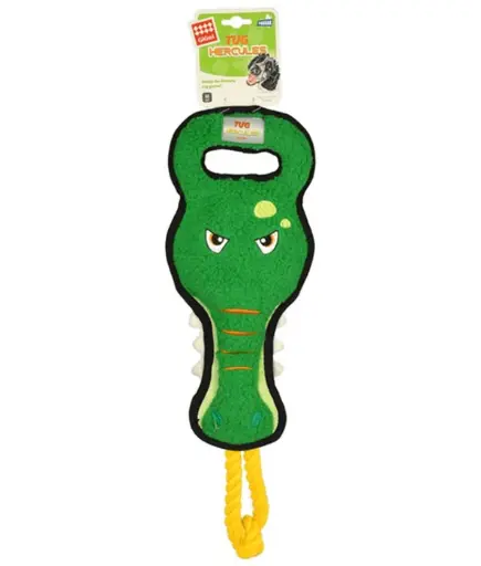 GIGWI CROCODILE COTTON ROPE DOG TOY 
