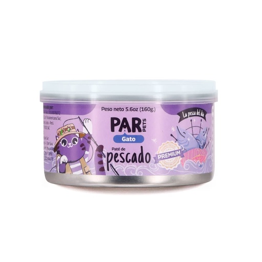 PAR PETS PATE DE PESCADO 160 GR