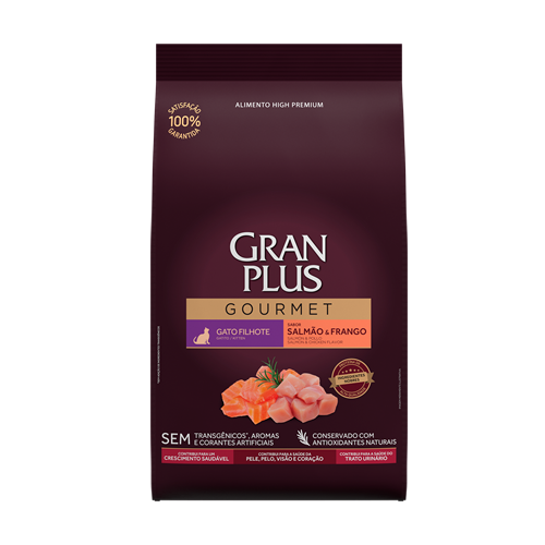 GRAN PLUS GOURMET FILHOTE SALMON & POLLO X 1 KG