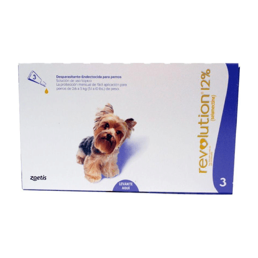 REVOLUTION 12 % X 0.25 ML (MORADO) 2.6 - 5 KG POR TABLETA