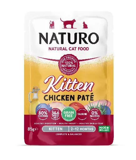 NATURO KITTEN PATE DE POLLO 85 GR