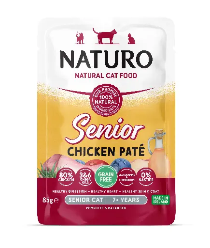 NATURO SENIOR PATE DE POLLO 85 GR 