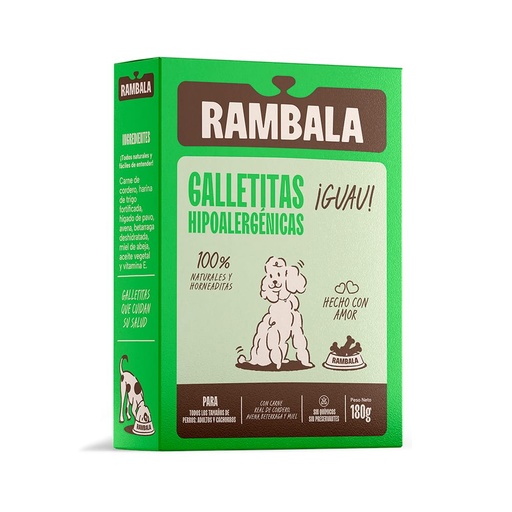 RAMBALA GALLETITAS HIPOALERGENICAS 180 GR  