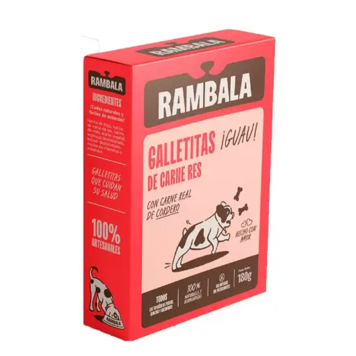 RAMBALA GALLETITAS DE CARNE DE RES 180 GR  