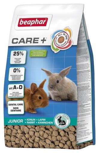 BEAPHAR CARE + RABBIT JUNIOR 250 GR 
