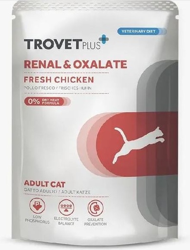 TROVET PLUS RENAL Y OXALATE FRESH  CHICKEN CAT 85 GR